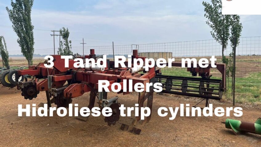 3 Tand Ripper met Rollers – Casmar Landbou