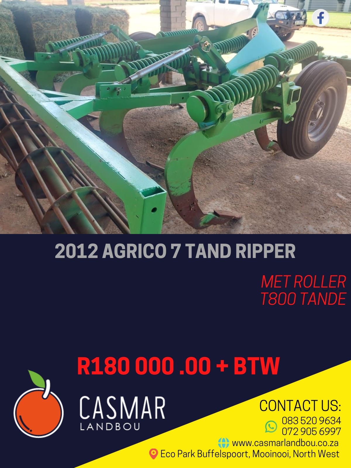 AGRICO 7 TAND RIPPER – Casmar Landbou